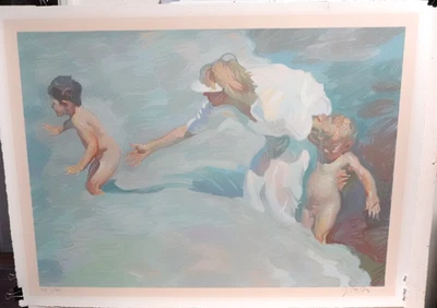 JOHN ASARO "PLAYA EN CORONADO" EDICIÓN LIMITADA SERIGRAFÍA FIRMADA A MANO $3000.00  Foto 1 de 4