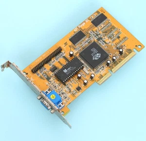 ATI Rage IIc AGP 4MB VGA Video Graphics Card VGA - Picture 1 of 4