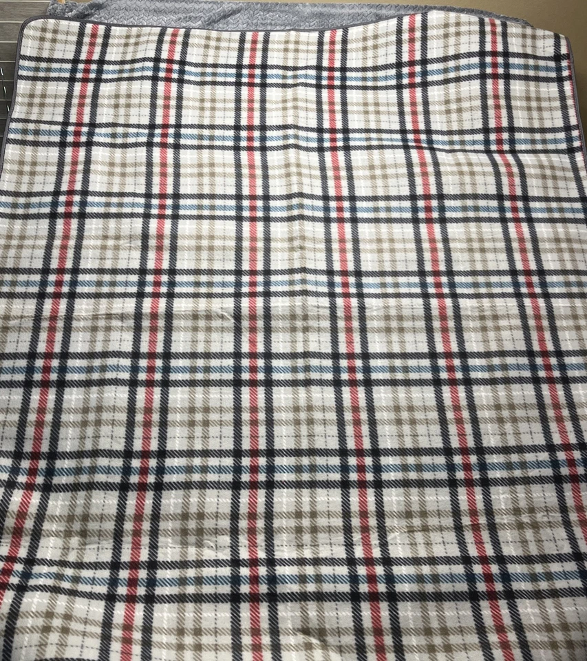 Picnic Time Blanket 58”x 49” Outdoor Water Resistant Tote Plaid - Image 1 of 4