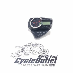 2025 11-25 SUZUKI GSXR600 GSXR750 OEM SPEEDO TACH GAUGES DISPLAY CLUSTER 858 MI - Picture 1 of 17