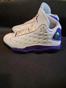 Nike Air Jordan 13 Retro Lakers 2019 414571-105 OG XIII White/Purple - Size 9 - Bild 1 von 8