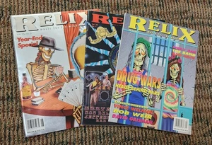 RELIX MUSIC FOR THE MIND MAGAZINE LOT 1993/94 GRATEFUL DEAD - Picture 1 of 2