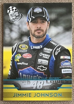2012 Press Pass Blue Foil #17 Jimmie Johnson Parallel NASCAR Sprint Cup Racing - Image 1 of 2