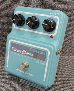 Pedal de coro estéreo efectos para guitarra Maxon CS-550 de Japón usado - Imagen 1 de 6