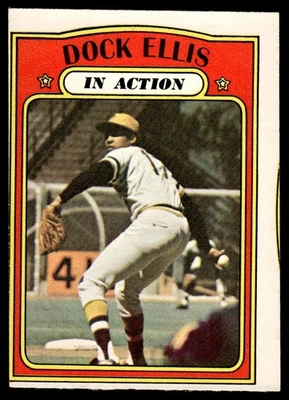 1972 O-Pee-Chee Dock Ellis Pittsburgh Pirates #180 - Image 1 of 2