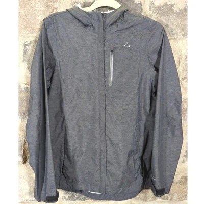 Chaqueta Paradox Mujer Pequeña Gris Lluvia Con Capucha Primavera Ligera Nylon Informal Foto 1 de 4