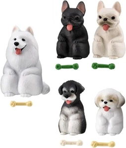 Mateboke Dog 2 Set of 5 Types Full Comp Gacha Gacha Capsule Toy Japan Figure - Picture 1 of 2