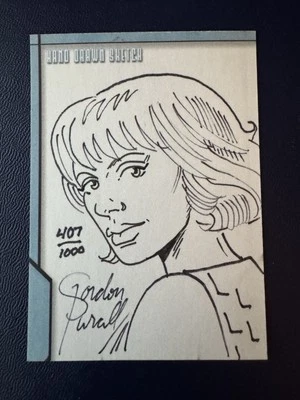 LEXX Premier sketch card Autograph Gordon Purcell 407/1000 Dynamic Forces - Image 1 of 2