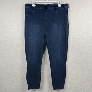 Spanx Jeans Damen 2X (36x23) Petite Blue Skinny Jeggings Stretch Shaping Ankle - Bild 1 von 15