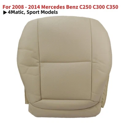 For 2008-2014 Mercedes Benz C250 C300 C350 Sport Driver Bottom Seat Cover - Image 1 of 4