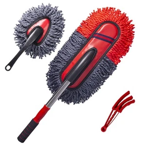 Soft Microfiber Car Duster Exterior Scratch Free Multipurpose Duster with Ext... - Picture 1 of 6