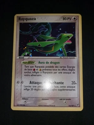 CARTE POKÉMON : RAYQUAZA HOLO 22/107 EX DEOXYS - FR Superbe - Photo 1/4