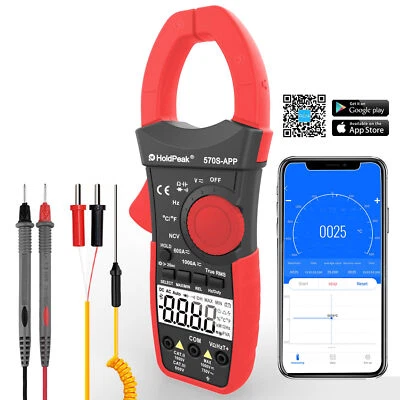 BTMETER Zangenmultimeter Digital Zangenamperemeter TRMS AC&DC Zangenmessgerät DE - Bild 1 von 4