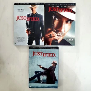 Justified - Seasons 1-3 - DVD - First, Second and Third Seasons - Picture 1 of 7