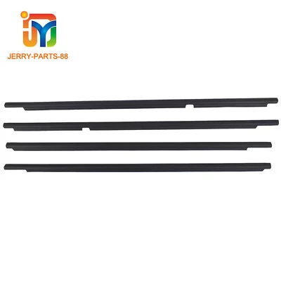 Sellos de cinturón de ventana de puerta delantera y trasera 4 piezas para Toyota Land Cruiser J200 2007-2016 Foto 1 de 4