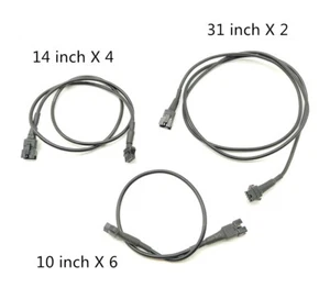 Kit de cables de extensión de 10 pulgadas 14 pulgadas 31 pulgadas para bicicleta deportiva debajo de la carrocería LED - Imagen 1 de 7