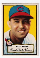 Pete Reiser 1952 Topps ML Baseball Trading Card #159 Cubs