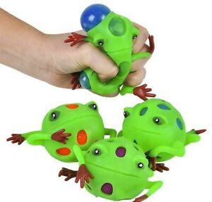 3" FROG SQUEEZE MESH BALL  - 1 Random Color Stress Toy Per Order