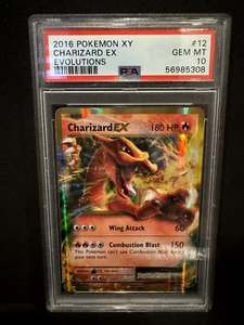 2016 Pokemon XY Charizard, Blastoise, Venusaur Ex Evolutions PSA 10 Set of 3 - Picture 1 of 3