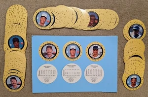 U Pick 1989 1991 1993 Cadaco AS Baseball Discs - Most players available  - Picture 1 of 86