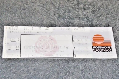 Boleto de lucha libre WWF 1990 ¡raro superestrellas de la lucha libre Rosemont Horizon Chicago! Foto 1 de 3