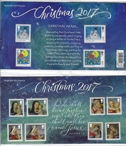 GREAT BRITAIN 2017 CHRISTMAS PRESENTATION PACK UNMOUNTED MINT, MNH - Picture 1 of 1