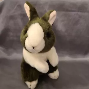 Aurora World Purely Luxe PLUSH BUNNY RABBIT Brown White Stuffed Animal Easter - Picture 1 of 8
