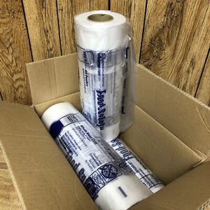 Schachtel mit 4 Rollen Lebensmittelsicherheit Kunststoff Fleischbeutel 14 x 19" 7952-7277 (2380 Beutel) Neu - Bild 1 von 4