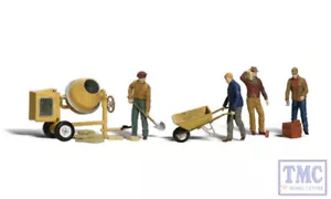 A2173 Woodland Scenics Painted Figures N Masonry Workers - Picture 1 of 1
