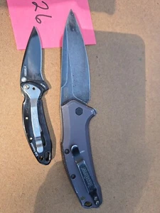 2 KERSHAW KNIVES U.S.A. Camping Fishing Lot E26 - Picture 1 of 4