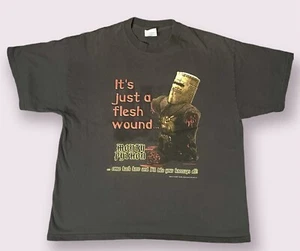 Monty Python Its Just A Flesh Wound 2001 T Shirt Dark Gray Mens X-Large XL - Picture 1 of 4