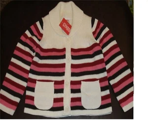 Gymboree Alpine Sweetie Cárdigan a Rayas Suéter Nuevo con Etiquetas Niñas 4T - Imagen 1 de 2
