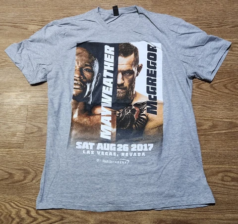 Floyd Mayweather Vs. Conor McGregor Graphic Boxing T Shirt Size XL Cover
