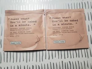 2X Frank Body Original Coffee Scrub 0.71 oz. ea - Picture 1 of 2