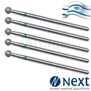 Lot x5 Dental Surgical bone trimming cutting diamond bur sinus HP Ø4 mm - Picture 1 of 3