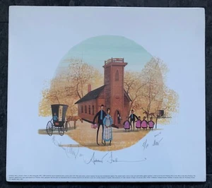 P Buckley Moss "Autumn's Faith"Print S/N 289/1000 New - Picture 1 of 5
