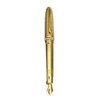 Gold Tone Clear Rhinestones Fountain Pen Brooch Pin, M486
