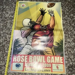 2009 L. A. Times Rose Bowl Game Poster 12x19. - Picture 1 of 8