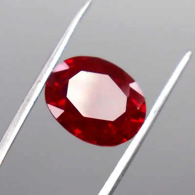 Red Ruby Natural Oval Cut 11.45 Ct Certified Loose Gemstone Certified Best - Image 1 of 4