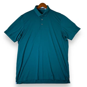 Greyson Herren XL Golf Poloshirt Performance Stretch Kurzarm türkis RGCC Logo - Bild 1 von 7
