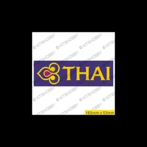 Thai Airways Logo Sticker (Size 16.5 cm x 5.3 cm) - Picture 1 of 1