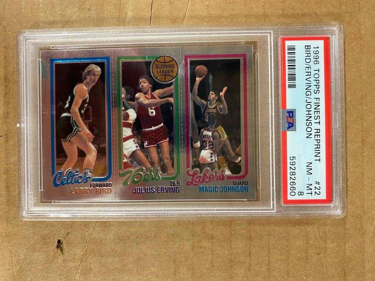 その他 1996 Topps Finest 22 Johnson/Bird/Erving 1996 Topps Finest