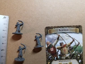 BOWMEN MINIATURE+ENGL CARD/15MM /LEG. BATTLES/TIME OF LEGENDS JOAN OF ARC G413 - Imagen 1 de 1
