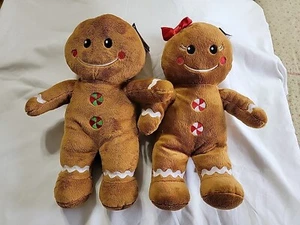 NWT🎄BUILD A BEAR EXCLUSIVE CHRISTMAS GINGERBREAD BUDDY BOY GIRL - Picture 1 of 18