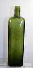 Australian M.P.Pollen & Zoon Aromatic Schnapps Deep Olive Green Bottle 1900'S