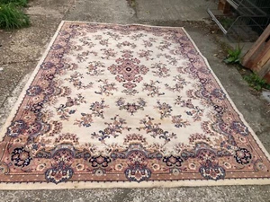 Alfombra Orissa Grande Vintage Beige Rosa Azul 288cm x 199cm - Imagen 1 de 9