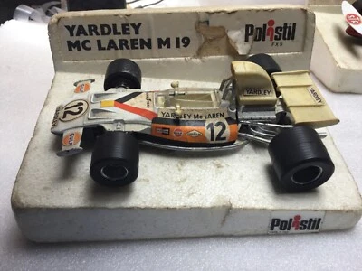 Coche de carreras Polistil vintage diecast escala 1:25, FX 5 yardas McLaren M 19. Foto 1 de 4