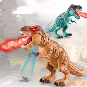 Kinder elektrisches Sprühen Eierlegen Dinosaurier Spielzeug mit Licht- und Soundeffekt - Bild 1 von 6
