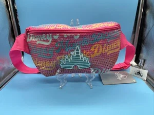 Bolso de cinturón de castillo rosa de los parques de Disney ""Disney Magic"" paquete de fanny - Imagen 1 de 8