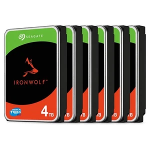 6X Seagate ST4000VN006 Ironwolf 4TB Festplatte HDD SATA 3,5 " 5900RPM Cmr - Picture 1 of 6